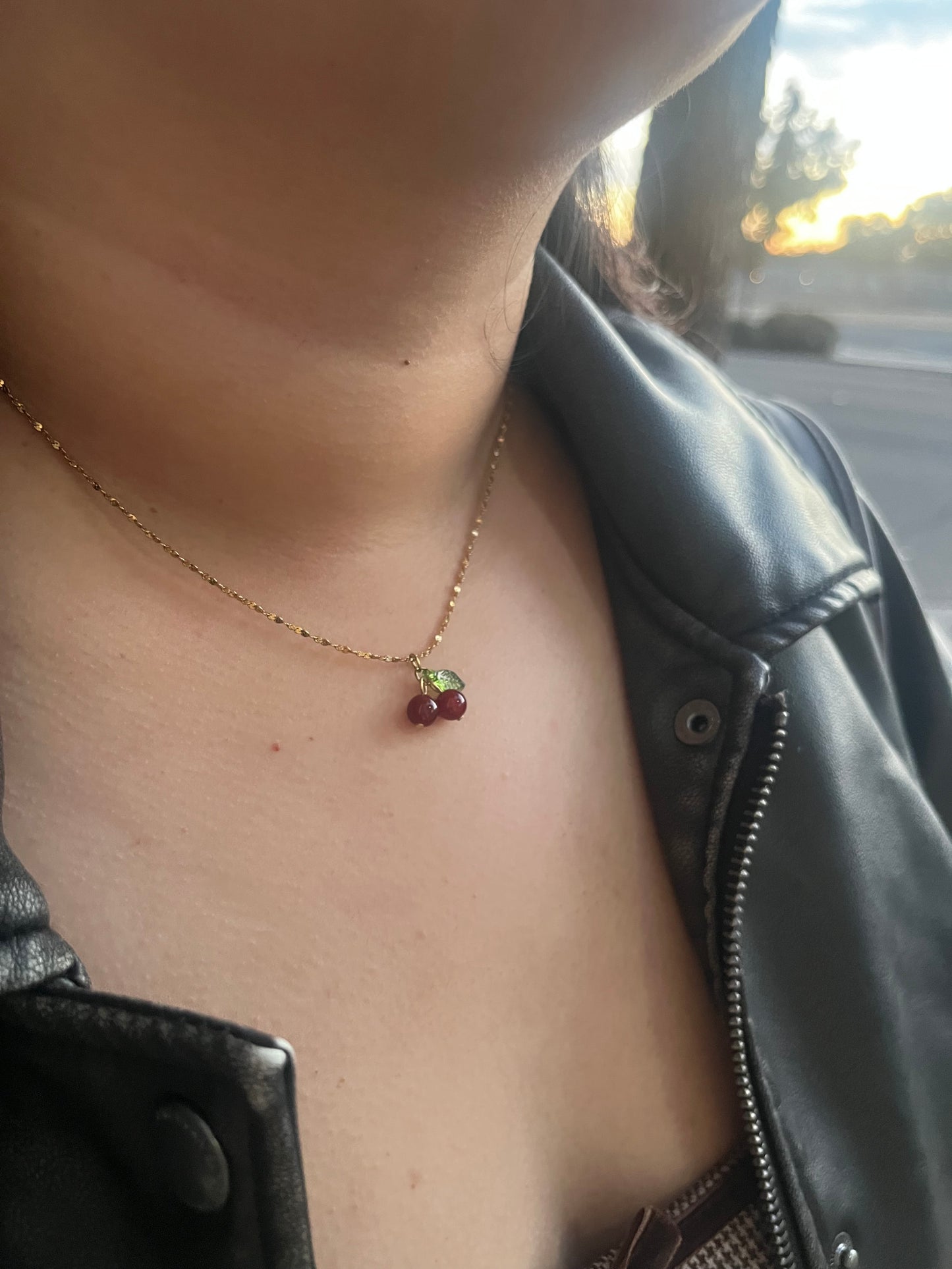 Cherry Charm Necklace